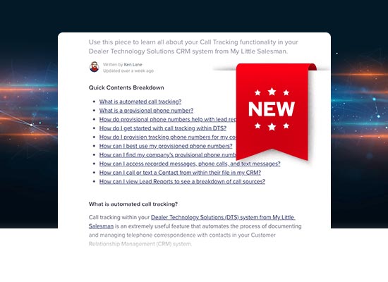 New Features