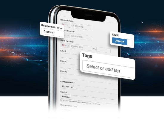 Exhaustive Contact Fields