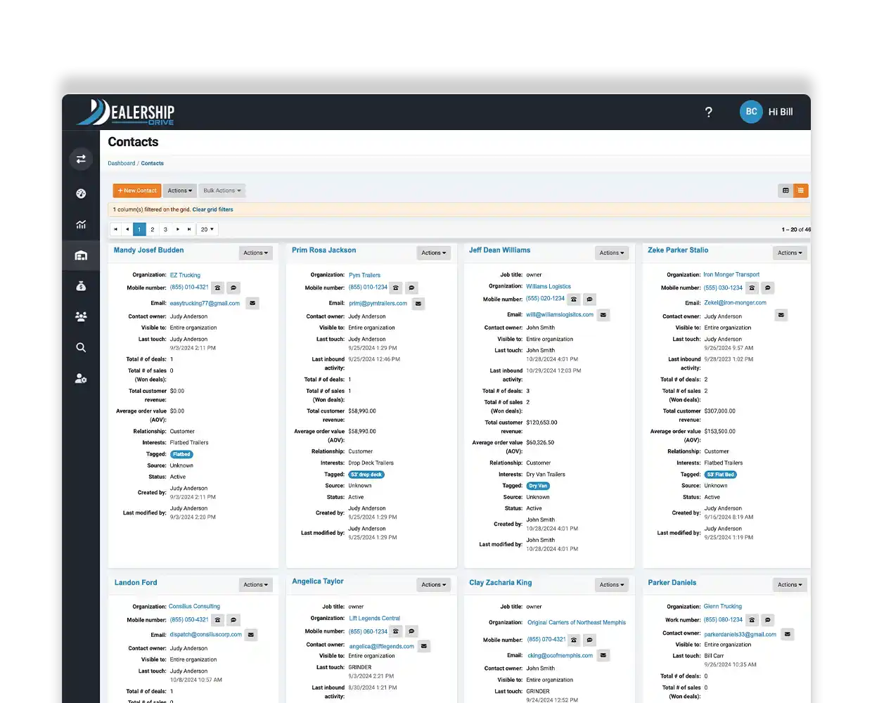 Simplify Contact Management Across Heavy Equipment, Truck & Trailer Sales Visual Representation