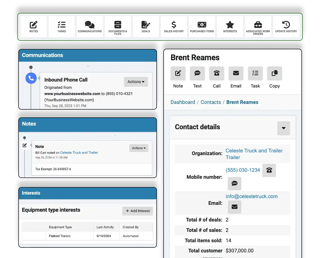 Understand Heavy Equipment, Truck, and Trailer Customer Behavior Visual Representation