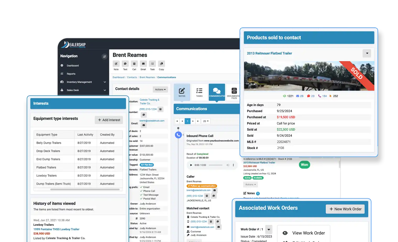 Dealership Drive's CRM System Visualization
