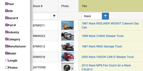 Fast Inventory Search